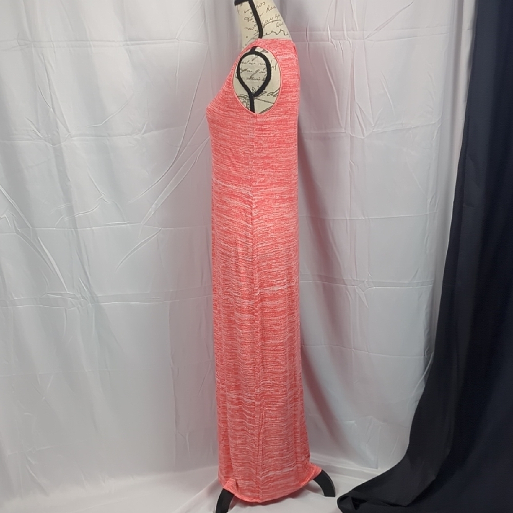 a.n.a Sleeveless Heathered Coral Maxi Dress - Picture 4 of 4